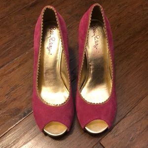 Lilly Pulitzer resort chic wedge